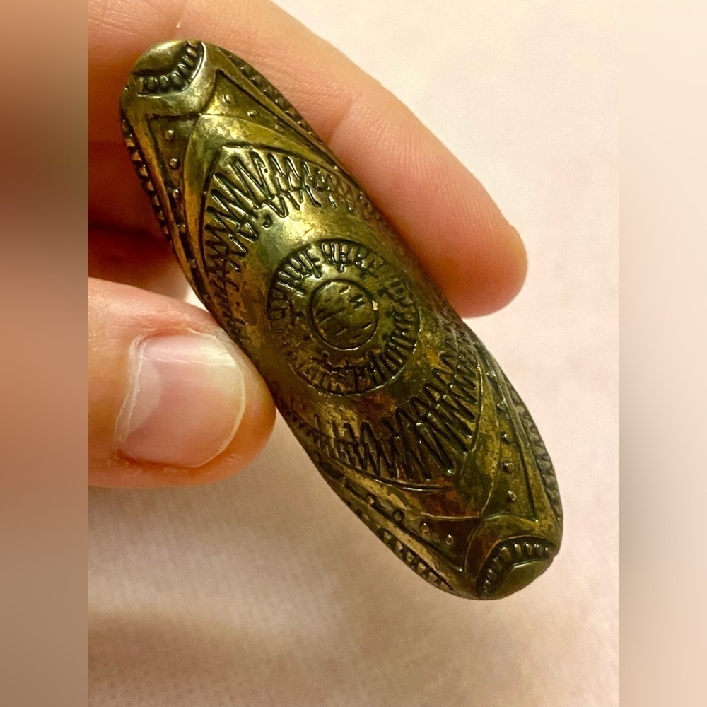 Antique Gold-Toned Statement Ring